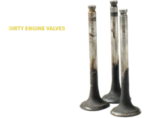 dirty engine valves